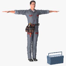 3D Locksmith T-Pose